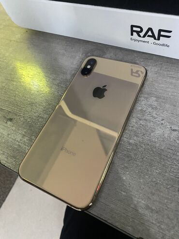 iphone xs на запчасти: IPhone Xs, Колдонулган, 64 ГБ, Алтын, 93 %