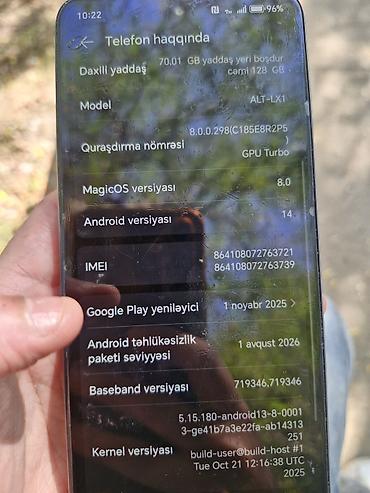 telefon samsuq: Honor X7c, 128 GB, rəng - Yaşıl — 5