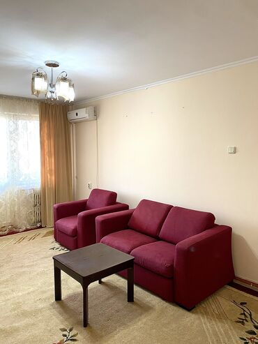 квартира бишкек долгосрочная: 3 комнаты, Собственник, Без подселения, С мебелью полностью