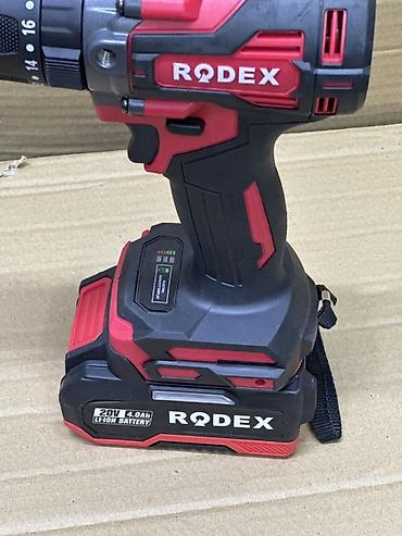 Ударные дрели: Аккумуляторная ударная дрель-шуруповёрт RODEX RDX3410. Инструмент — 3