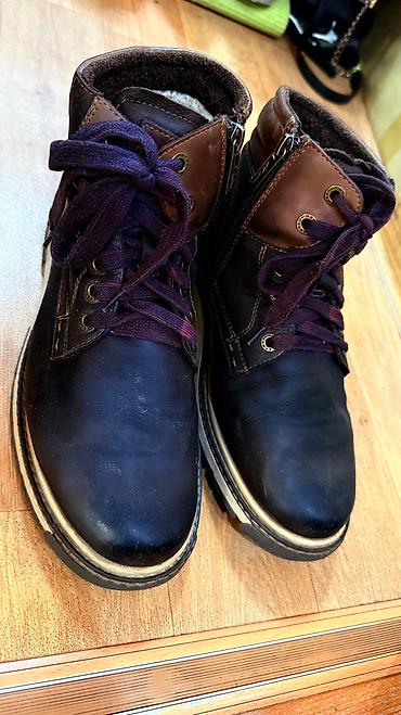 Ботинки: Продаю мужские кожаные ботинки 41 размера Зимние ботинки Натуральная — 2