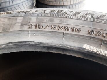 Шины: Шины 215 / 55 / R 16, Зима, Б/у, Комплект, Япония, Dunlop — 9