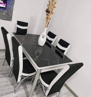 Setovi stolova i stolica: 🎀 Ulepšajte svoj dom uz elegantan trpezarijski set! 🎀 ✨ Set sadrži — 24