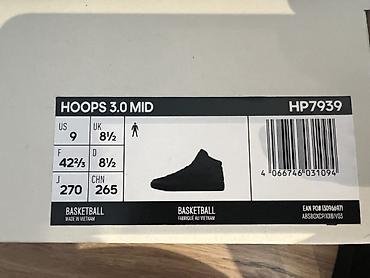 Мужская обувь: Adidas Hoops 3.0 Mid – kişi basketbol stilində idman ayaqqabısı — 7