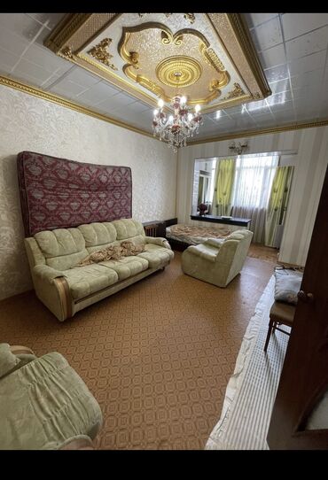 1 комнатный квартира ош: 3 комнаты, 80 м², 105 серия, 2 этаж, Старый ремонт