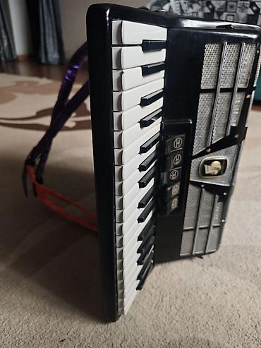 Аккордеоны: Аккордеон Weltmeister (Германия), классическая черно-белая модель — 5