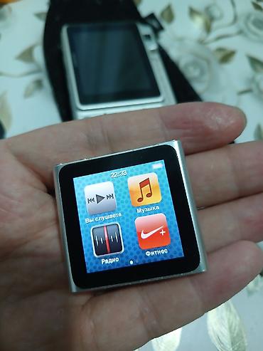 Apple iPod nano (6‑го поколения), компактный плеер с сенсорным at lalafo.kg Apple iPod nano (6‑го поколения), компактный плеер с сенсорным