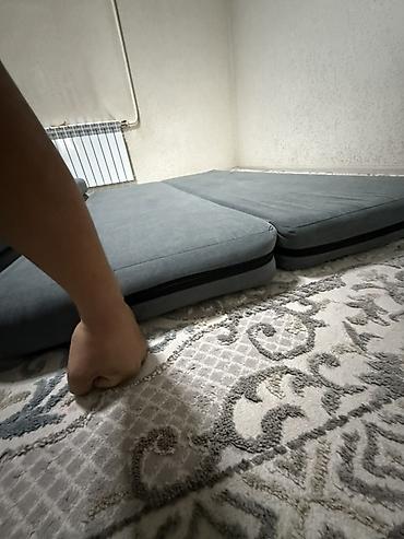 футон матрас купить: Складной напольный матрас/тахта из 4 секций - Конструкция: 4 плотных — 1