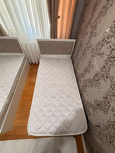 Çarpayılar: İki ədəd tək nəfərlik çarpayı dəsti - Ölçü: standart tək nəfərlik — 2