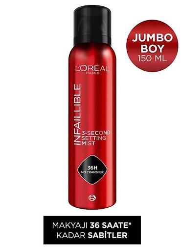 dc shoes: L’Oréal Paris Infaillible 3-Second Setting Mist – 150 ml (Jumbo boy) — 2