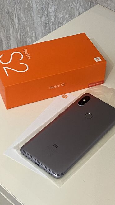 samsunq s2: Xiaomi Redmi S2, 32 GB, rəng - Gümüşü, 
 Sensor, Barmaq izi, İki sim kartlı
