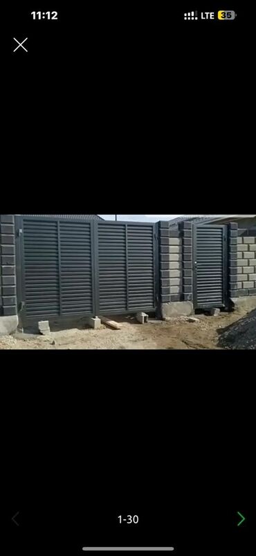 Откатные ворота: Ворота ворота навес навес ферма жана башкаларды заказ менен жазайбыз — 5