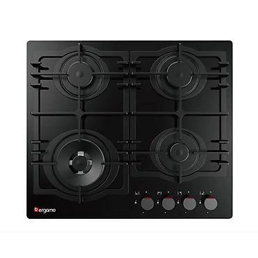 elektirik soba: Bergamo BG-GH6844CGBD qaz peçi Müasir, minimal dizaynlı qara panel və — 1