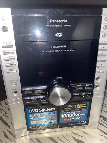 honor magic 9 pro max qiyməti: Panasonic SA-VK950 – DVD Stereo Sistem Xüsusiyyətlər: - 5 Diskli DVD — 1