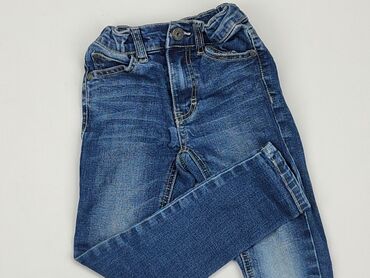 jeansy chlopiece 110: Spodnie jeansowe, 4-5 lat, 110, stan - Dobry