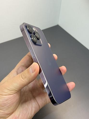 Apple iPhone: IPhone 14 Pro, Б/у, 256 ГБ, Deep Purple, Защитное стекло, Чехол, 78 % — 3