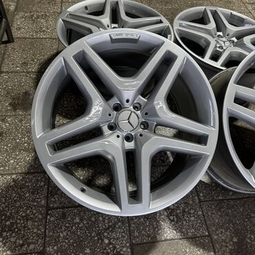 Диски: Литые Диски R 21 AMG, Комплект, отверстий - 5, Б/у — 7