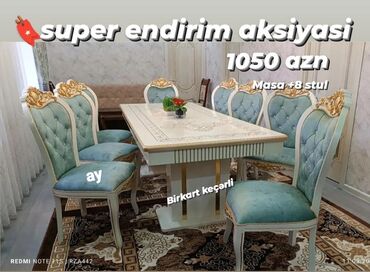 ikinci el stol desti: *🔖Super endirim aksiyası zamanı möhtəşəm masa destine sahib ol☺️*