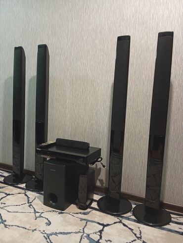 Minidisk və disk pleyerlər: Samsung Kolonka, Növ - Ev kinoteatrı üçün, rəng - Qara