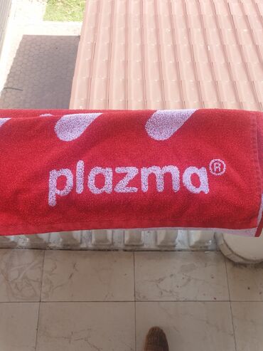 šlingani peškiri: Beach towels, Monochrome, color - Red