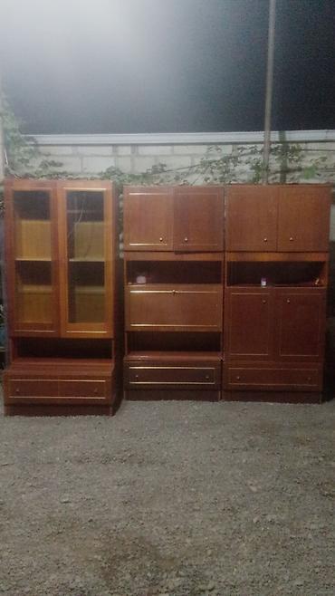 sekret: Klassik üslubda modul tipli qonaq otağı divar mebeli dəsti — 1