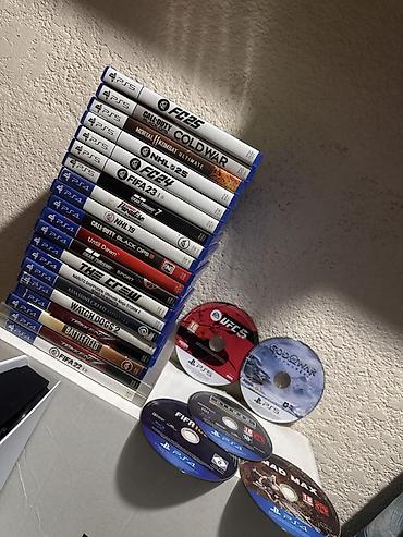 Sony PlayStation: Sony ps 5 slim 1tb + 600 игр +ufc 6 два джойстика. Новое состояние — 6