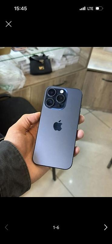 google fold: IPhone 15 Pro, Б/у, 256 ГБ, Синий, Защитное стекло, Чехол, 83 % — 1
