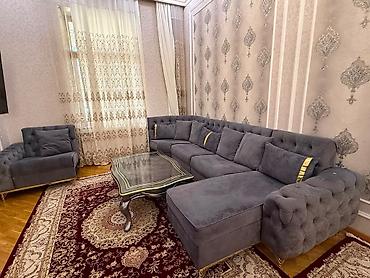Künc divan dəsti – qrafit boz rəngdə, klassik-modern dizayn - lalafo.az -da Künc divan dəsti – qrafit boz rəngdə, klassik-modern dizayn -