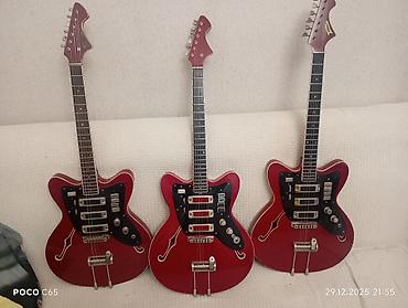 Elektro gitaralar: Elektron gitara, 6 sim, İşlənmiş, Ünvandan götürmə — 24