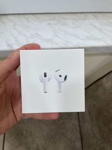 Mikrofonlar: Yeni Simsiz (Bluetooth) Qulaqcıqlar, Apple, rəng - Ağ