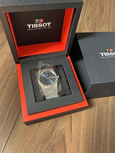 чехол на х: Tissot PRX — швейцарские кварцевые часы с интегрированным стальным — 3