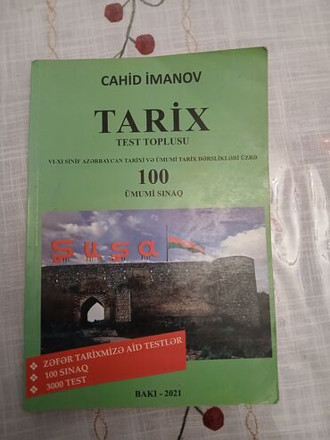 İdman və hobbi: Tarix test toplusu(Cahid İmanov)
12 azn-ə alınıb 9 azn-ə satılır