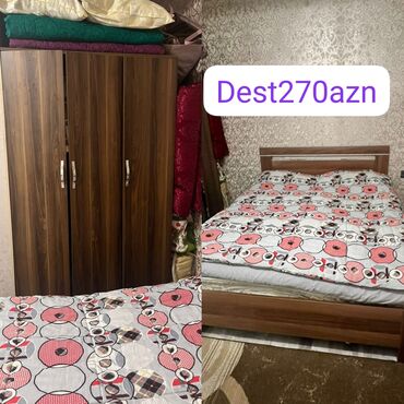 tek çarpayi: 2 односпальные кровати, Шкаф, Азербайджан, Б/у