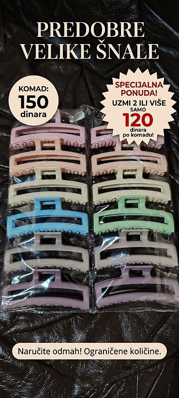 plestesen 3: Velike šnale za kosu – mat pastelne boje - Čvrst stisak sa zupcima za — 1