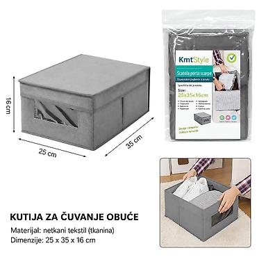 KMT Prozorska kutija za odlaganje cipela 3280054-A - Složiva kutija