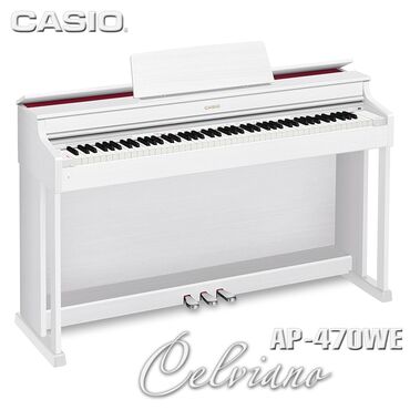 детское музыкальное пианино со стульчиком: Цифровое фортепиано Casio Celviano AP-470WE цифровое фортепиано, 88
