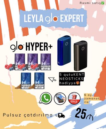 kent teserrufati texnikasi satisi: Glo Hyper + 5 paçka KENT neostiks hədiyyə🍉🍍🍇 ▪️rəsmi satış ▪️6 ay at lalafo.az kent teserrufati texnikasi satisi: Glo Hyper + 5 paçka KENT neostiks hədiyyə🍉🍍🍇 ▪️rəsmi satış ▪️6 ay