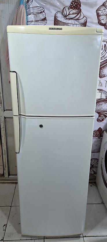 kondisioner mis boru qiymetleri: İşlənmiş 2 qapılı Hitachi Soyuducu Satılır, rəng - Ağ — 1