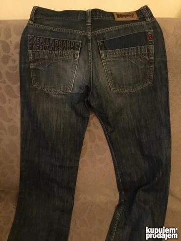 Farmerke: Original Replay farmerice 33 / 28 100% cotton Polustruk 44cm — 4