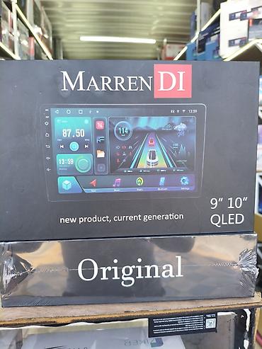 android avto: MarrenDI — мультимедийная автомагнитола с QLED‑экраном - Диагональ — 1