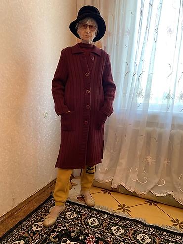 вязаные кардиганы: Кардиган, Пряжа, Длинная модель, Осень-весна, С карманами — 6