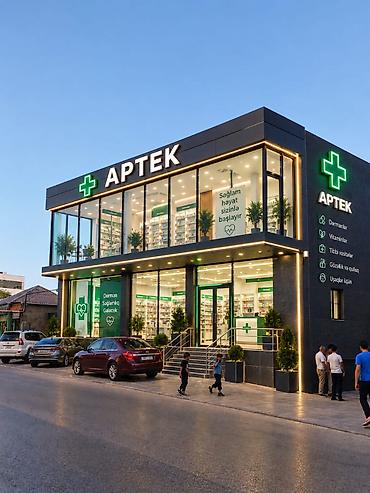 savalanda torpaq satilir: Obyekt satılır 3 mərtəbə 600 kv.m Xırdalanda mərkəzi küçədə — 5