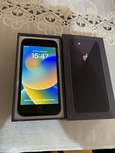 ipad 4 qiymeti: IPhone 8, 256 GB, Qara, Barmaq izi