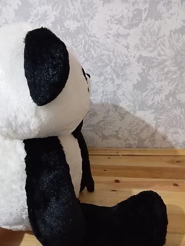 panda kukla sekilleri: Böyük ölçülü pandalı peluş oyuncağı - Rəng: klassik qara–ağ - — 4