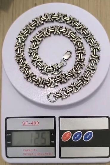 Zərgərlik əşyaları: Dəstə daxildir: Bilərzik, Boyunbağı, Üzük, Gümüş, 925 Əyar, 200 g — 3