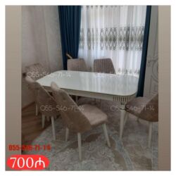 tek stullar: Masa desti sifarisle hazırlanır. ⚜️ İstehsaldan satiş, otağınıza