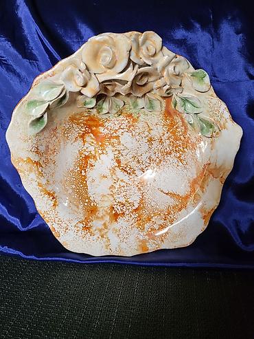 Činije: Cinija nova rucni rad iz 80ih.god. Cinija nova rucni — 1