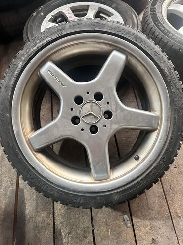 резина 175 70 13: Куйма Дисктер R 18 AMG, Комплект, тешиктери - 5, Колдонулган