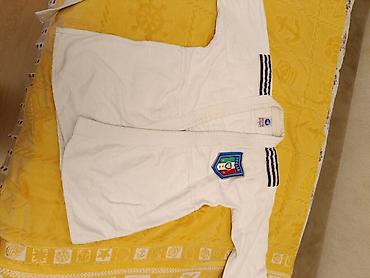 judo forma: Uşaq üçün cüdo/kəmərsiz gi dəsti - Brend: Sraf Sportic (etiketdə — 1