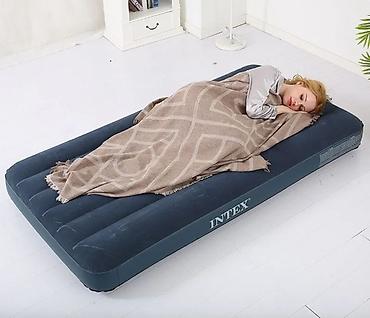 downy: Надувной матрас Intex 99х191х25см "Classic" до 136кг Надувной матрас — 5
